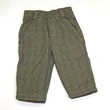 Jean Bourget - Taupe Glen plaid elastic waist pants