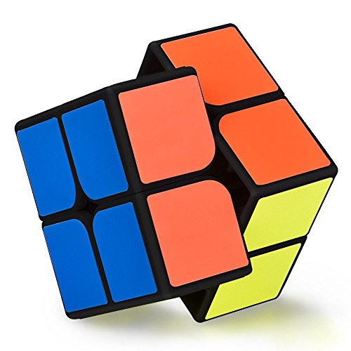 MoYu 2 x 2 Cube Puzzle Stickers Speed Cube, Black
