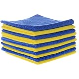 Mr. Spiffy - Microfiber House Window Furniture Lens Glasses Eyeglass Car Cleaning Cloths Wipes, Bath Hand Kitchen Dish Towels, Jewelry Computer Lcd Screen Cleaner, 10 Pack