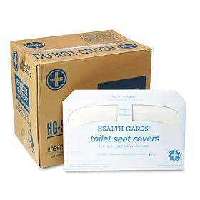 Hospital Specialty Health Gards Toilet Seat Covers, White, 250 Covers/Pack, 20 Packs/Carton