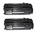 HP CE505A (HP 05A) 2 - Pack: Compatible Black Toner Cartridge