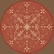 Outdoor Area Rug, Dynamic Rugs Piazza Collection Red