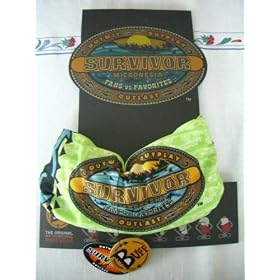 Survivor Micronesia Green Dabu Tribe Buff - original buff from CBS's TV Show, Survivor!
