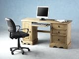 Corona Distressed Waxed Pine Computer Desk