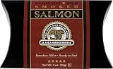 Alaska Smokehouse Smoked Salmon Fillet In A Black Box With A Crimson Wrap, 2 Ounce Boxes (Pack of 6)