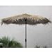 Natural Thatch Umbrella Canopy Overlay