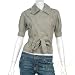 Triple Five Soul - Women's Astro Cropped Trench (Light Olive)