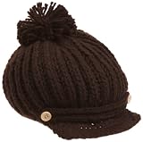 San Diego Hat Girls 2-6x Crochet Greek Fisherman Hat,Brown,5-7 years