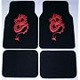 Dragon Red Front & Rear Carpet Car Truck SUV Floor Mats