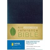Niv Personal Size Large Print Bible Navyby Zondervan