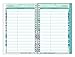 Blue Sky 2015-2016 Academic Year Weekly and Monthly Planner, Lianne Collection, Wire-O Bound, Frosted Cover, 5 x 8 Inches (16824-W)