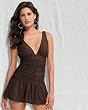 Shape fx Shirred skirted suit|