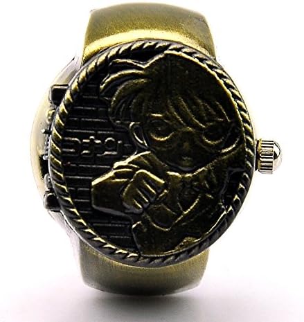 WogKok Jewelry Conan Finger Ring Watch with Gift Box