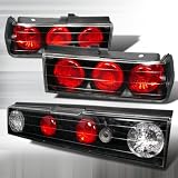 88-91 Honda Crx Altezza Tail Lights JDM Black
