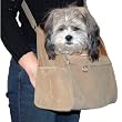 Suede Sling Bag Pet Carrier Purse