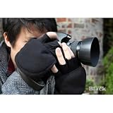 Multi-Purpose Professional DSLR Camera Shooting Glove for Cold Weather (Medium)