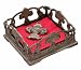 Arthur Court Fleur-De-Lis Tuscan Cocktail Napkin Box