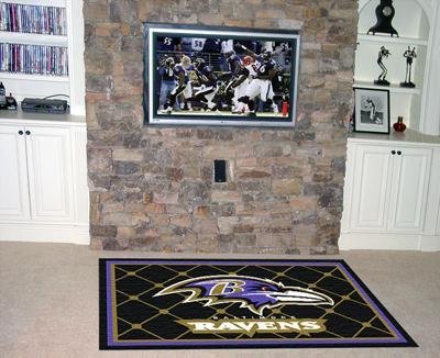 Baltimore Ravens 5x8 NFL Area Rug