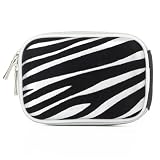 BIRUGEAR Digital Camera Zipper Pouch Carrying Bag Case for Kodak EasyShare C1505, C1530, C123, C142, C195, C330, C182, M5370, M5350, M583, M522, M577, M200, M381, M341, M340, M23 (Silver Zebra)