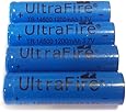 UltraFire New3.7V 14500 1200mAh Rechargable Li-Ion Batteries (4-count)