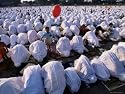 Muslim Women at Morning Prayers, Java, Indonesia, Southeast Asia Art Photographic Poster Print by Luca Tettoni, 24x18