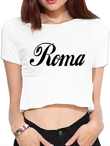 Women Italy Capital Roma City Crop Tops