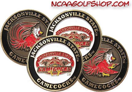 Jacksonville State Gamecocks Golf Ball Markers