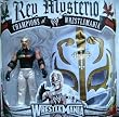WWE WRESTLEMANIA EXCLUSIVE REY MYSTERIO FIGURE WITH WHITE/GOLD KIDS MASK