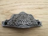 IRONMONGERY WORLDﾂｮ ANTIQUE IRON VICTORIAN DECORATIVE IRON CUPBOARD DRAWER CABINET KITCHEN CUP BIN P