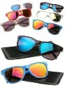 Retro Candy Color Revo Lens Wayfarer Sunglasses