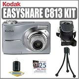 Kodak Easyshare C813 8.2MP Digital Camera Plus Outfit - Kodak AKODC813K1