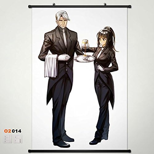 Home Decor Anime Overlord Sebas Tian Yuri Wall Scroll Poster Fabric Painting 23.6*35.4 inch b2 14
