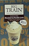 Big Train Low Carb Blended Ice Vanilla Latte Mix Single Serve Packets (Box of 5 Packets)