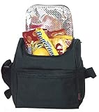 Deluxe Insulated Lunch Cooler, Black