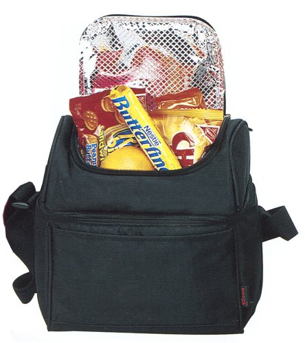 Deluxe Insulated Lunch Cooler, Black