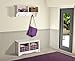 Prepac 36 inch Wide Hanging Entryway Shelf, Black