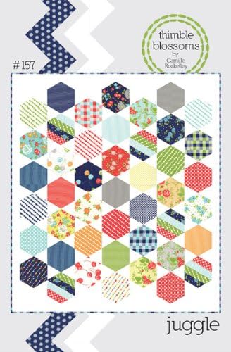 Thimble Blossoms JUGGLE PATTERN Quilting Sewing Fabric TB 157G