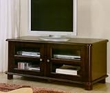 Cappuccino Finish Two Door TV Stand