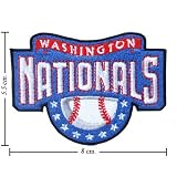 Washington Nationals Logo Emrbroidered Iron on Patches From Thailand
