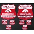 Security STATIC Decals Shield Design
