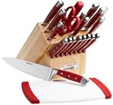 Cuisinart 21-Piece Knife Set with Block and Bonus Poly Cutting Board