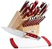 Cuisinart 21-Piece Knife Set with Block and Bonus Poly Cutting Board
