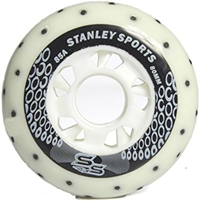 Coni /72mm/76mm/80mm Skill Inline Skate Wheels Sparks effect 8-Pack WITH BEARINGS