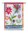 Happiness is Homemade Silk Reflections Garden Size Flag
