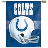 Indianapolis Colts Throwback Helmet Vertical Flag: 27x37 Banner
