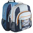 16 inch Urban Sport Bicolored Zippered Outdoor Bungee Daypack Backpack Organzier School Book Bag