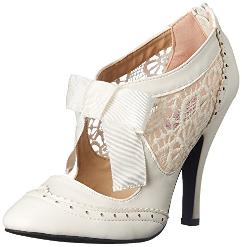 Dolce by Mojo Moxy Women's Hokus Dress Pump, Ivory, 7.5 M US