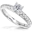 1/2ct TW Round Brilliant Diamond Solitaire Engagement Ring in 14kt Gold