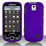 Samsung Intercept Moment 2 M910 Cell Phone Rubber Feel Purple Protective Ca ....