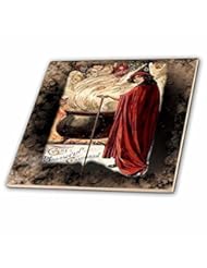 Home: Sandy Mertens Vintage Halloween Designs - The Halloween Cauldron - 8 Inch Ceramic Tile (ct_53782_3) - 3dRose LLC